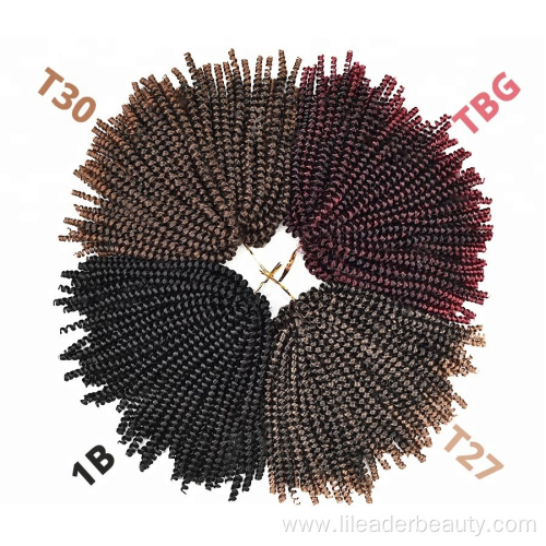 Fluffy 8" Ombre Color Spring Twist Hair Extensions